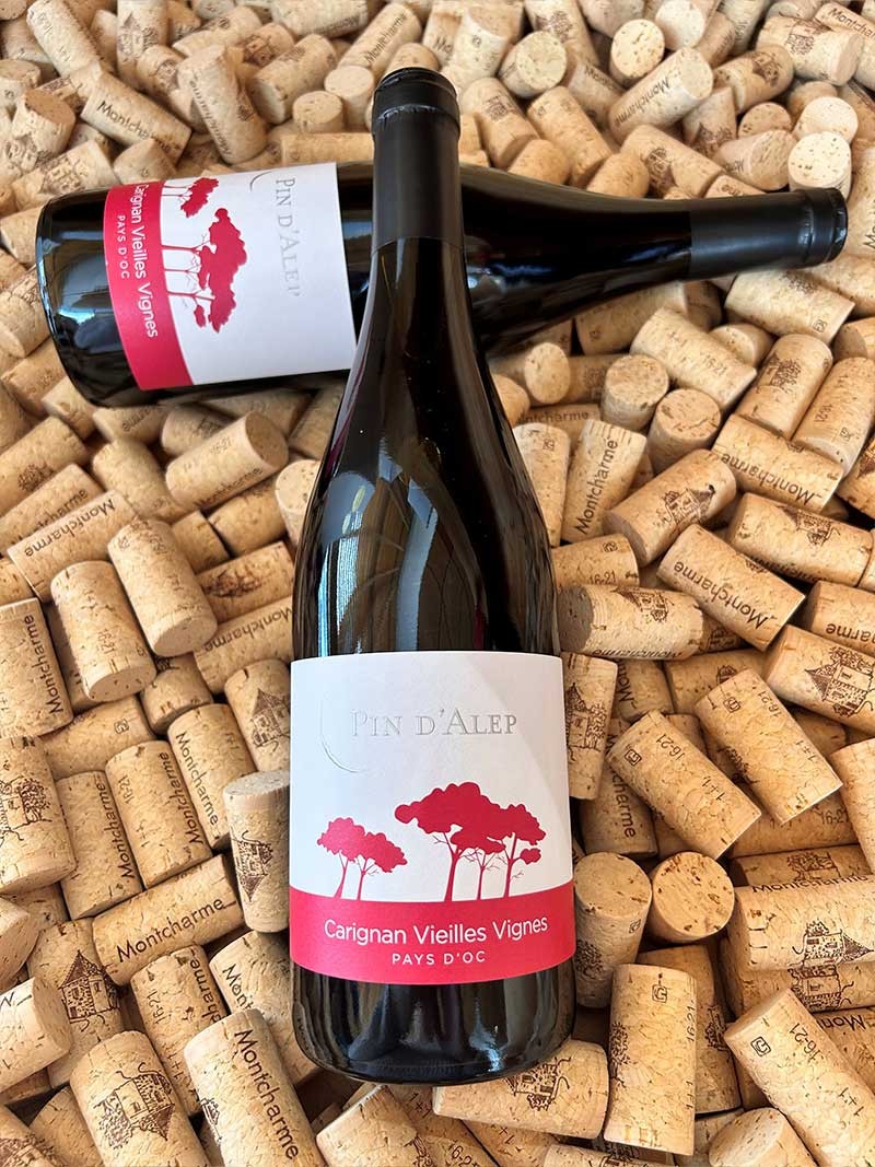 Pin d'Alep Carignan Vieilles Vignes IGP Pays d'Oc Monocépage